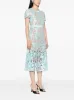 LIGHT BLUE LACE MIDI DRESS sold by Lord & Taylor