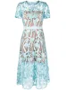 LIGHT BLUE LACE MIDI DRESS sold by Lord & Taylor