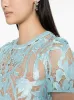 LIGHT BLUE LACE MIDI DRESS sold by Lord & Taylor