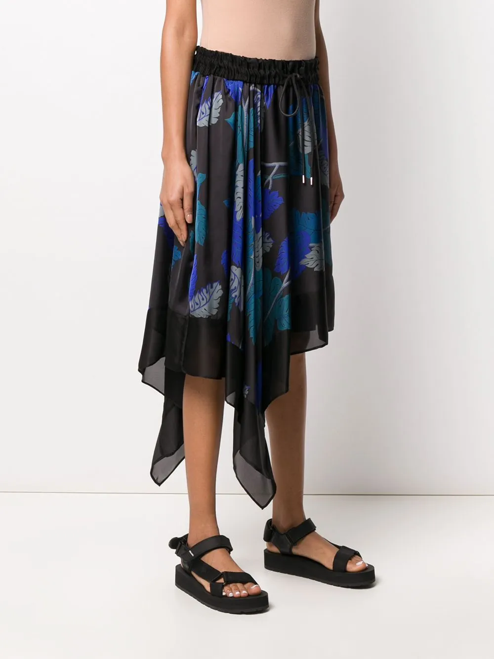 SUN SURF MONSTERA SKIRT ELASTIC WAIST ASYMMETRIC sold by Lord & Taylor product image thumbnail 5