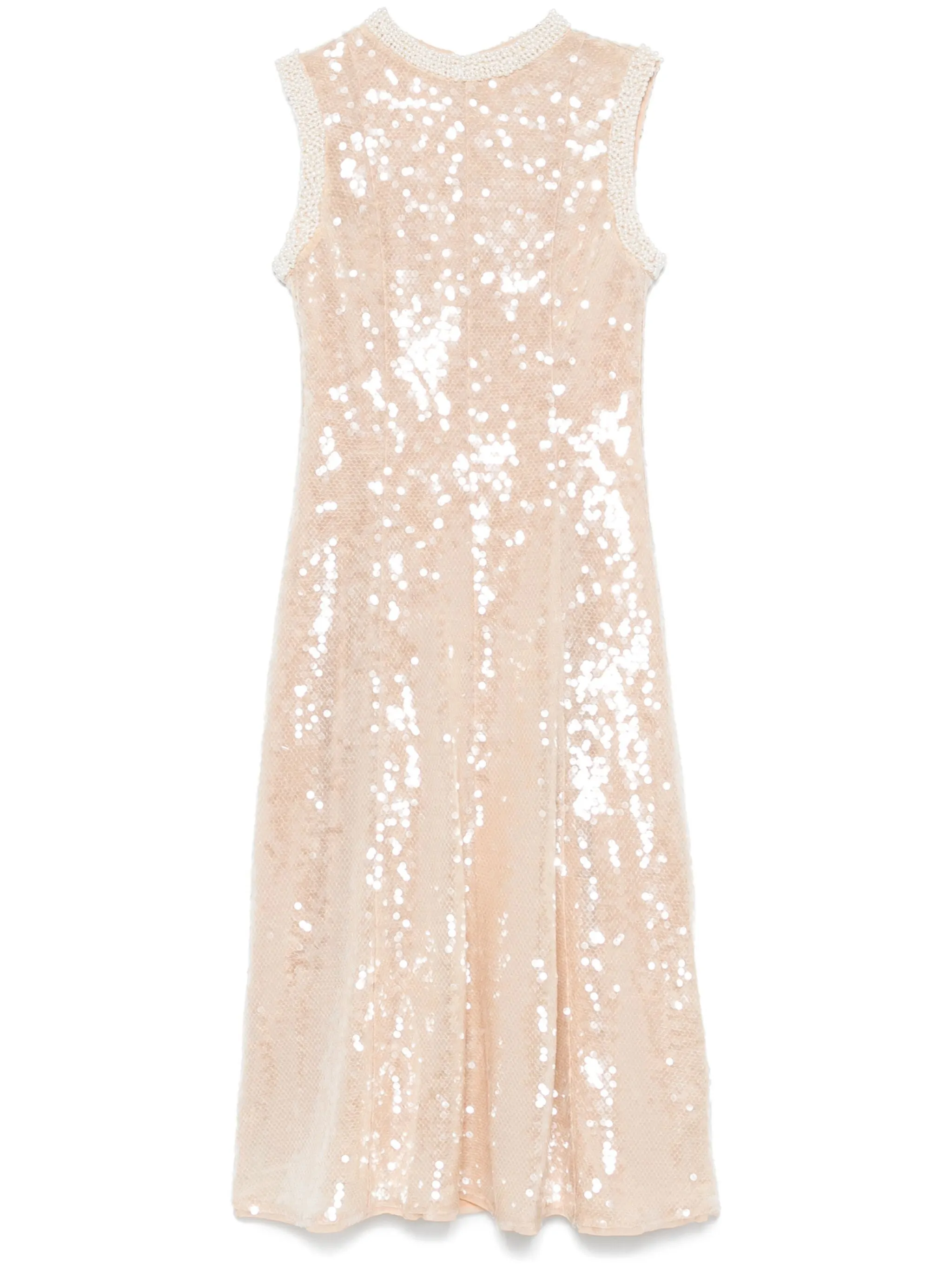 SEQUIN PEARL TRIM MIDI DRESS sold by Lord & Taylor product image thumbnail 4