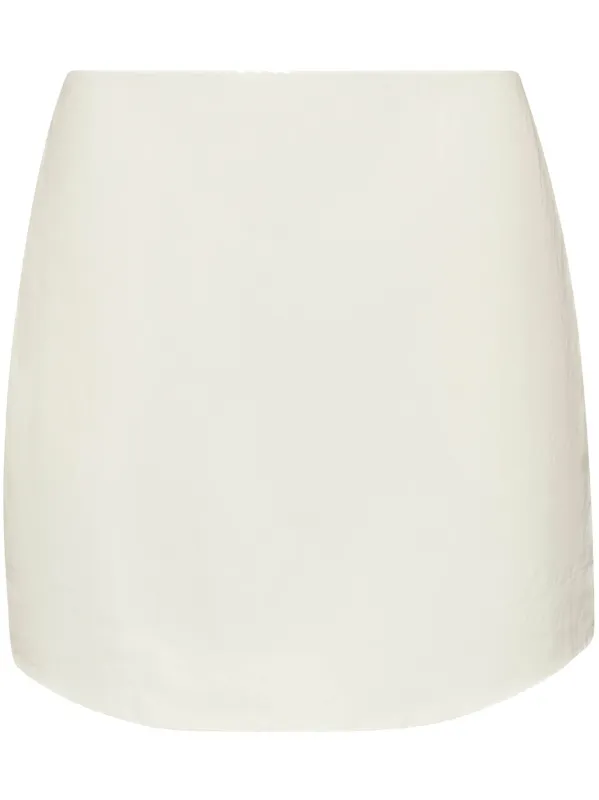CURVED HEM MINI SKIRT sold by Lord & Taylor