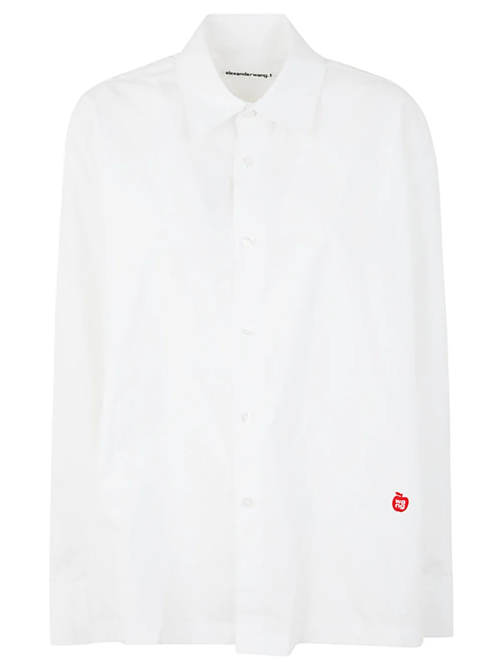 BUTTON UP LONG SLEEVE SHIRT WITH LOGO APPLE PATCH sold by Lord & Taylor