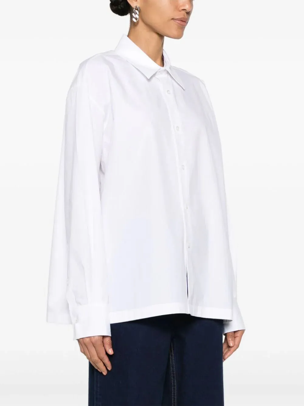 BUTTON UP LONG SLEEVE SHIRT WITH LOGO APPLE PATCH sold by Lord & Taylor product image thumbnail 5