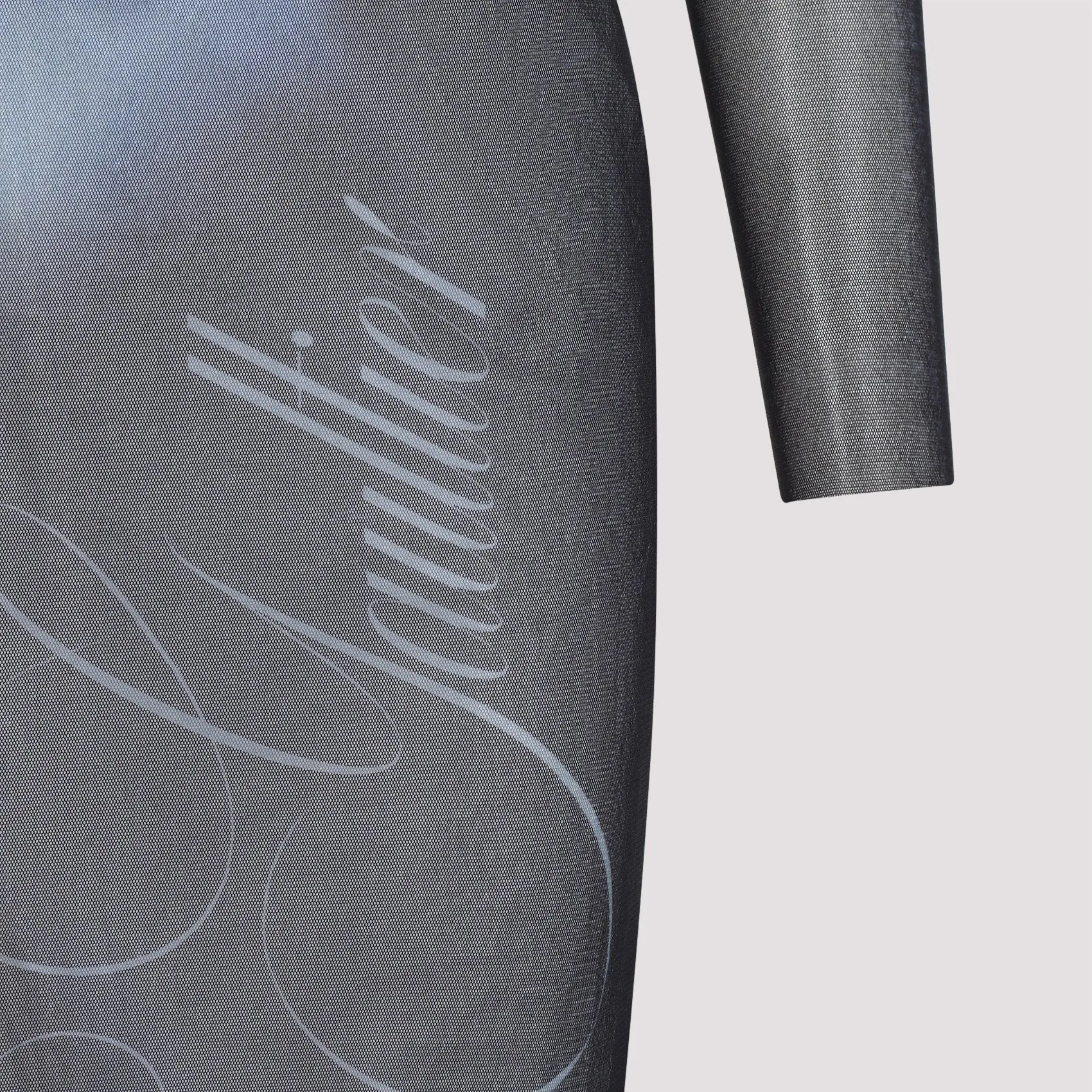 MESH CREW NECK LONG DRESS PRINTED "LE MÂLE" sold by Lord & Taylor product image thumbnail 5