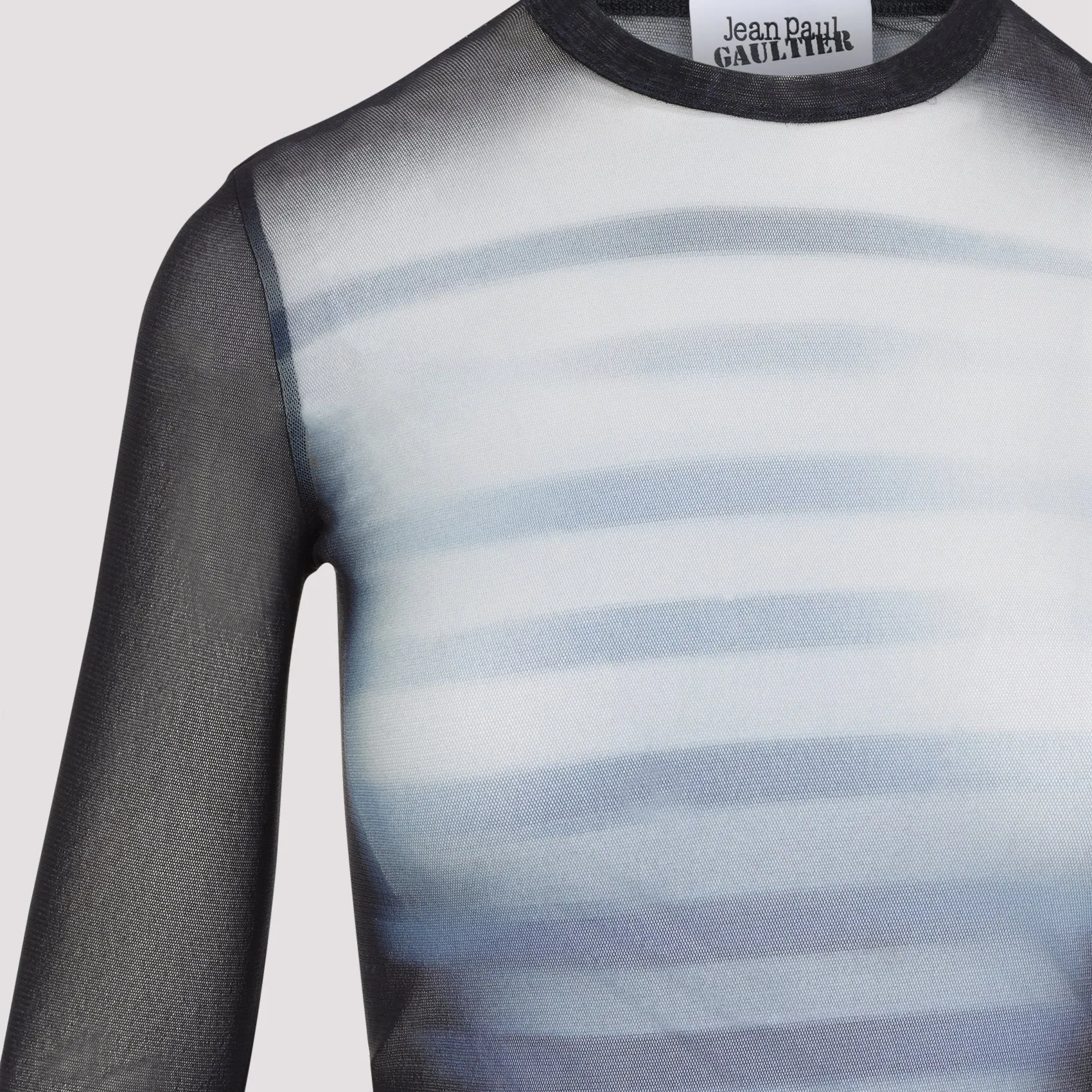 MESH CREW NECK LONG DRESS PRINTED "LE MÂLE" sold by Lord & Taylor product image thumbnail 4