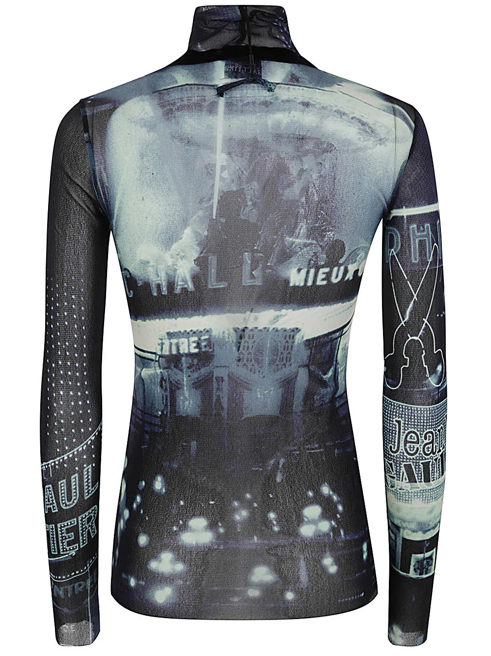 MESH TOP LONGSLEEVE PRINTED "PIGALLE" sold by Lord & Taylor product image thumbnail 3