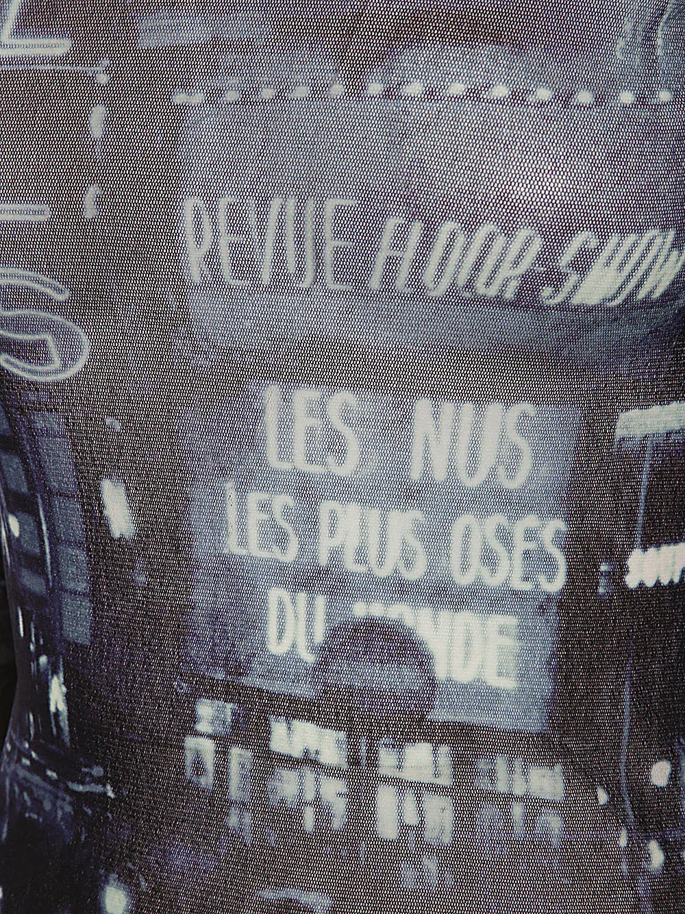 MESH TOP LONGSLEEVE PRINTED "PIGALLE" sold by Lord & Taylor product image thumbnail 4