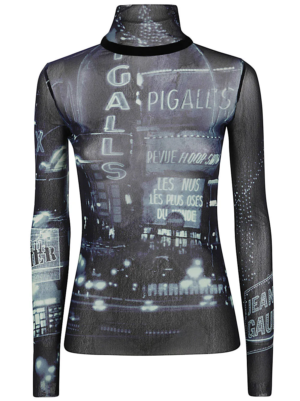 MESH TOP LONGSLEEVE PRINTED "PIGALLE" sold by Lord & Taylor product image thumbnail 2