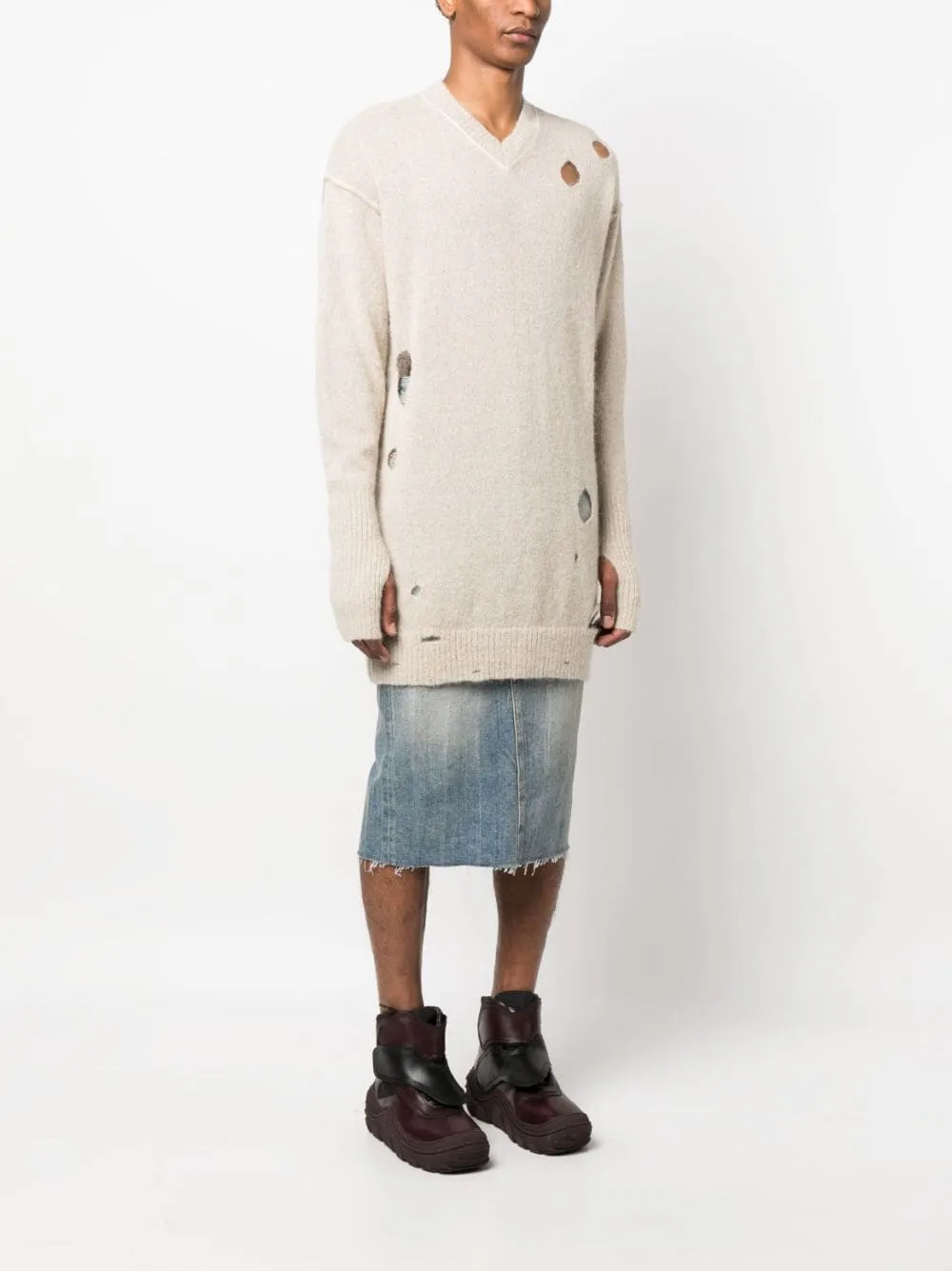 V NECK MINI DRESS sold by Lord & Taylor product image thumbnail 2