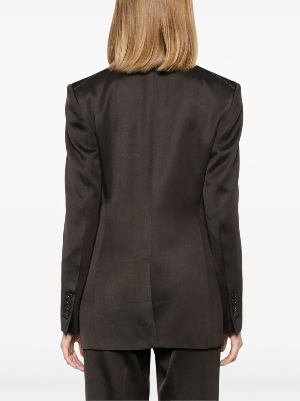 SILK AND WOOL TWILL DOUBLE BREASTED JACKET sold by Lord & Taylor product image thumbnail 5