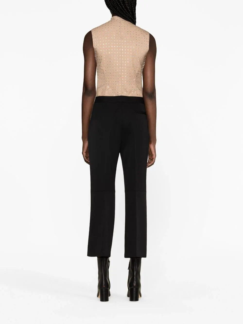 FITTED CROPPED PANT WITH FLARED HEM sold by Lord & Taylor product image thumbnail 4