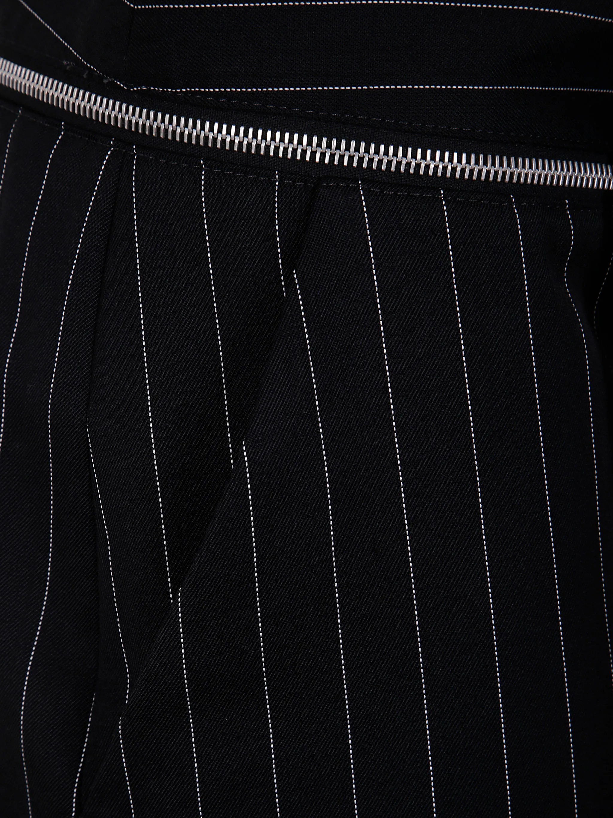 PINSTRIPE WOOL TAILORED TROUSER WITH ZIP OFF BELT sold by Lord & Taylor product image thumbnail 3
