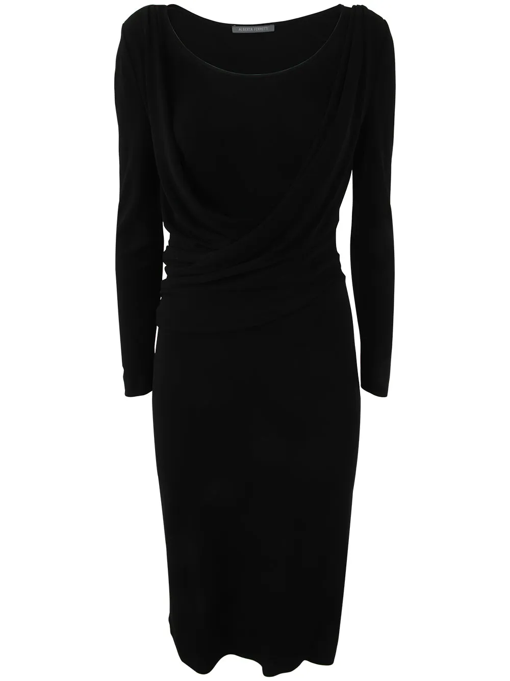 LONG SLEEVES V NECK MIDI DRESS sold by Lord & Taylor