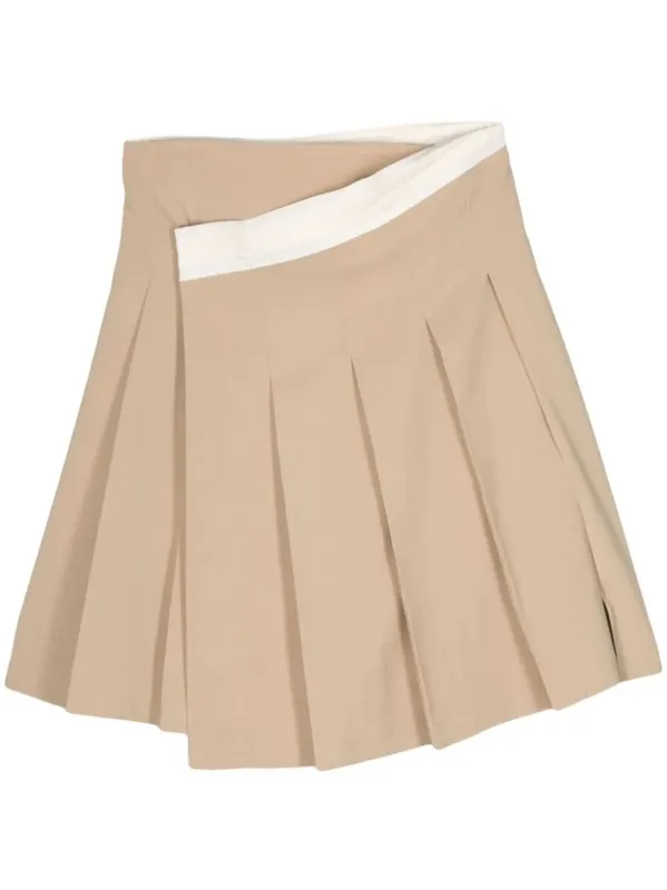 PLEATED MIDI WRAP SKIRT sold by Lord & Taylor