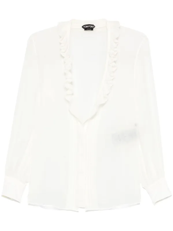 SILK GEORGETTE SHIRT sold by Lord & Taylor