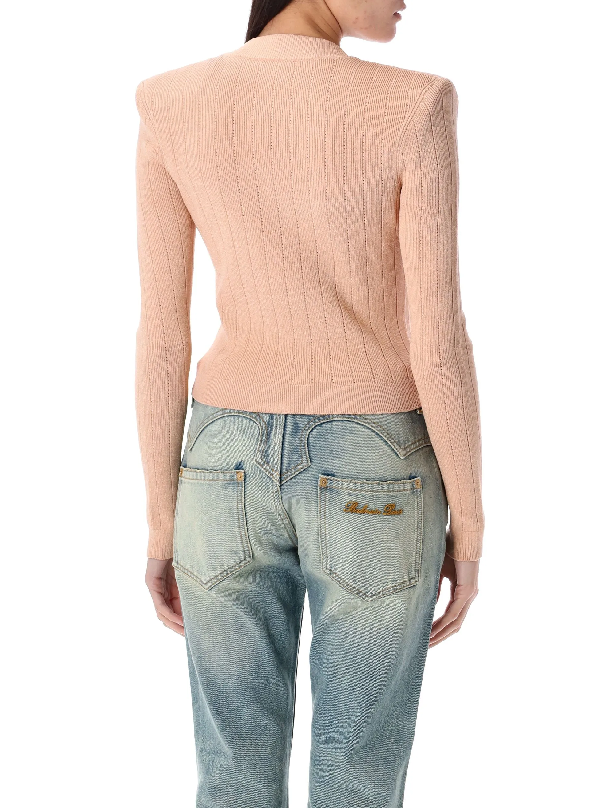 GOLD BUTTONS KNIT CARDIGAN sold by Lord & Taylor product image thumbnail 2