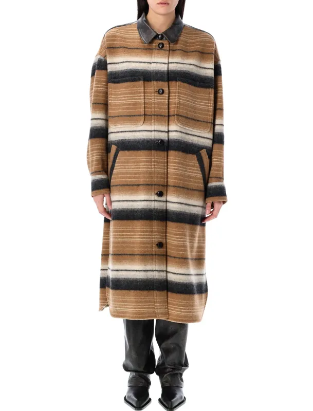 DJILA OVERSHIRT LONG COAT sold by Lord & Taylor