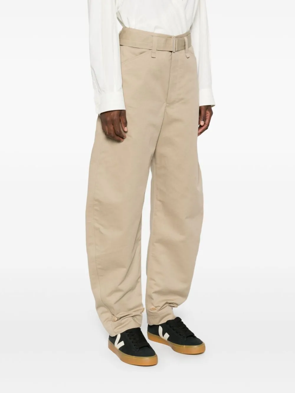 BELTED TAPERED PANTS sold by Lord & Taylor product image thumbnail 5