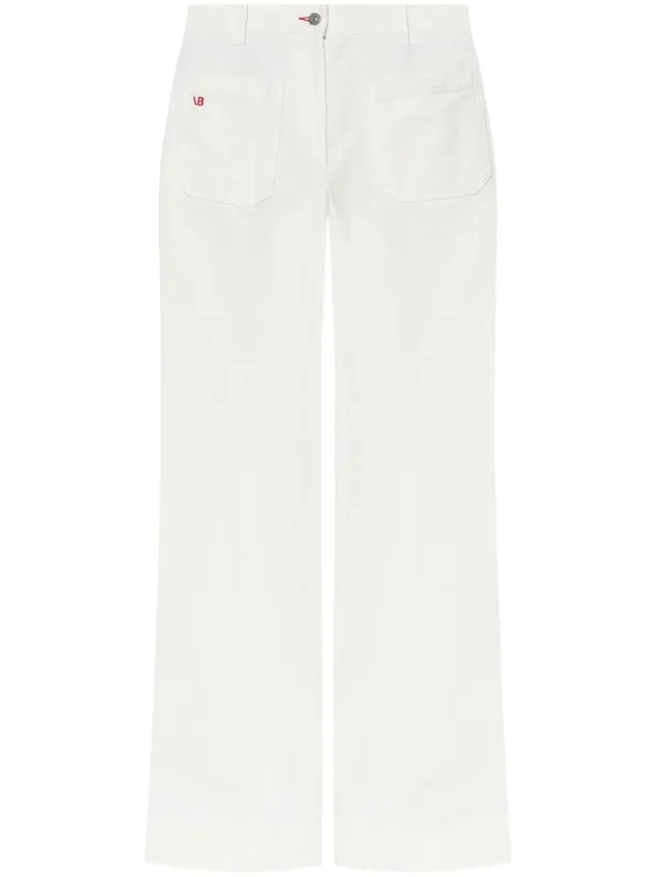 ALINA HIGH-WAISTED AND FLARED LEG JEANS sold by Lord & Taylor