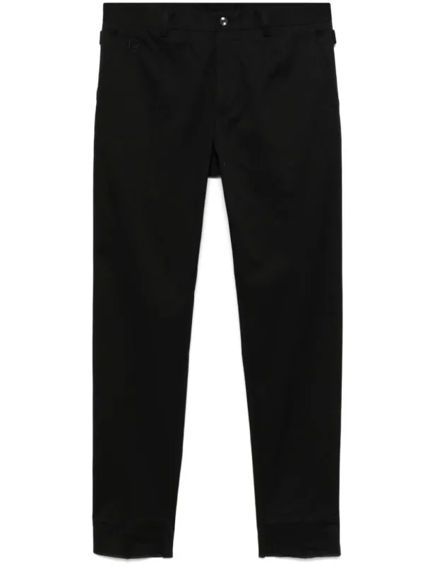 LOGO-EMBROIDERED TAPERED LEG COTTON TROUSERS sold by Lord & Taylor