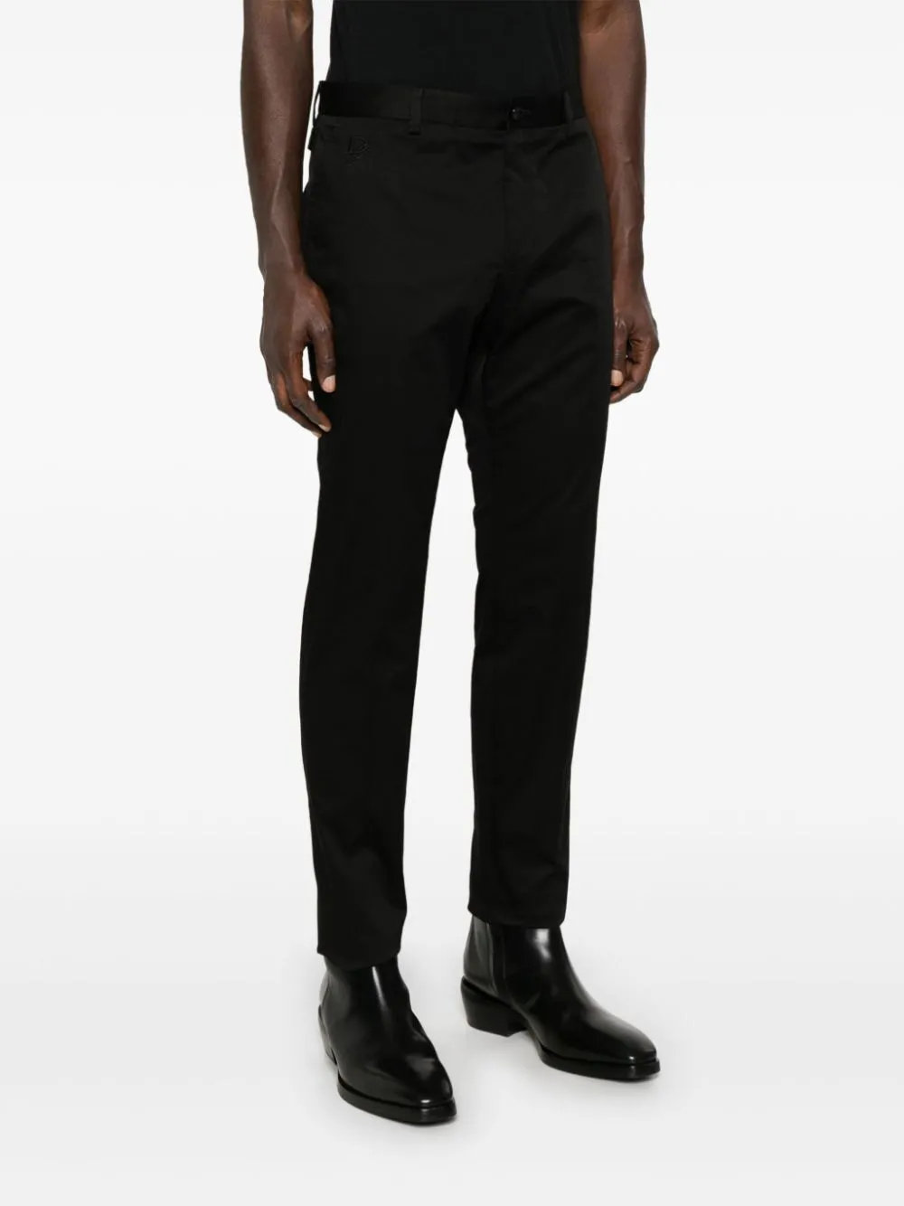LOGO-EMBROIDERED TAPERED LEG COTTON TROUSERS sold by Lord & Taylor product image thumbnail 2