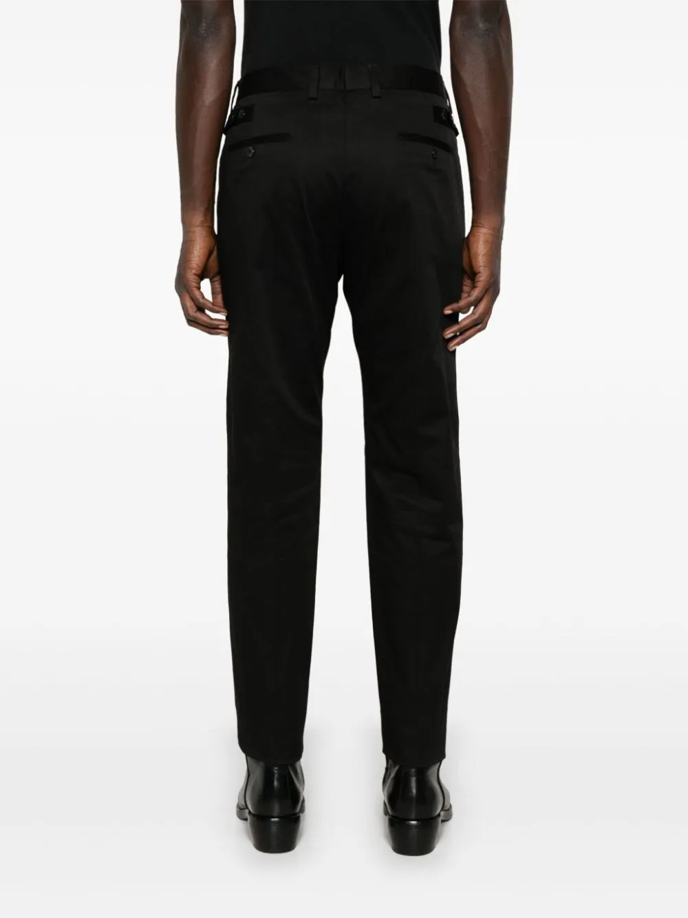 LOGO-EMBROIDERED TAPERED LEG COTTON TROUSERS sold by Lord & Taylor product image thumbnail 3