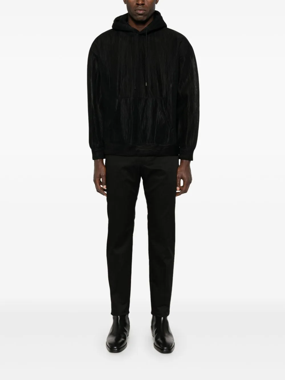 LOGO-EMBROIDERED TAPERED LEG COTTON TROUSERS sold by Lord & Taylor product image thumbnail 5