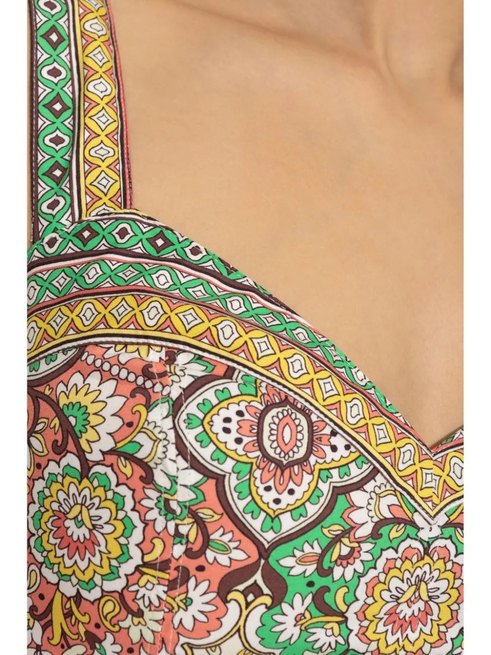 SWEETHEART NECK FLORAL PRINT MIDI DRESS sold by Lord & Taylor product image thumbnail 5