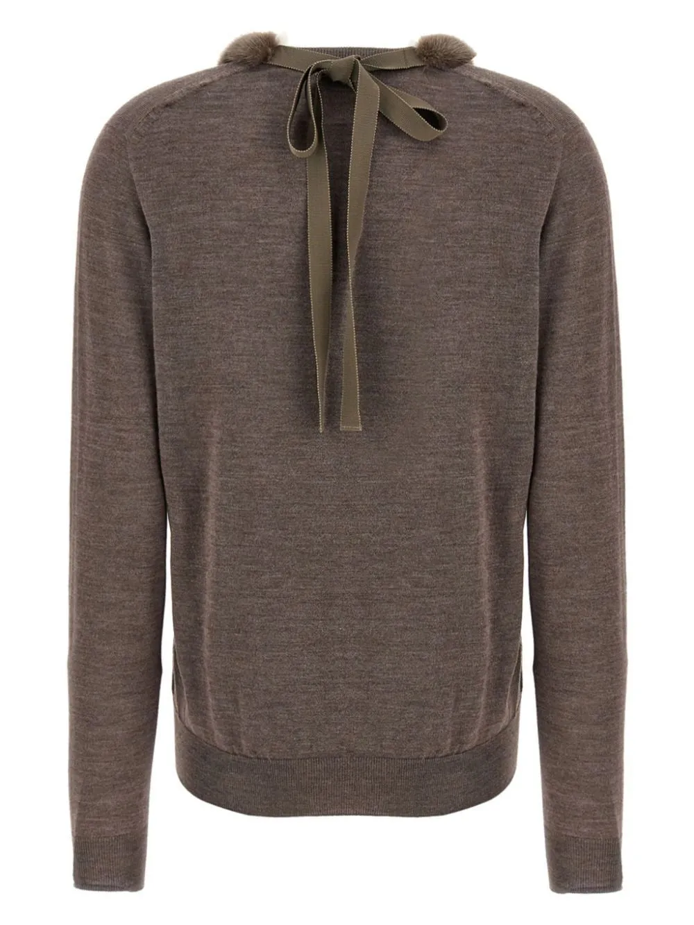 WOOL AND SILK V-NECK JUMPER sold by Lord & Taylor product image thumbnail 2