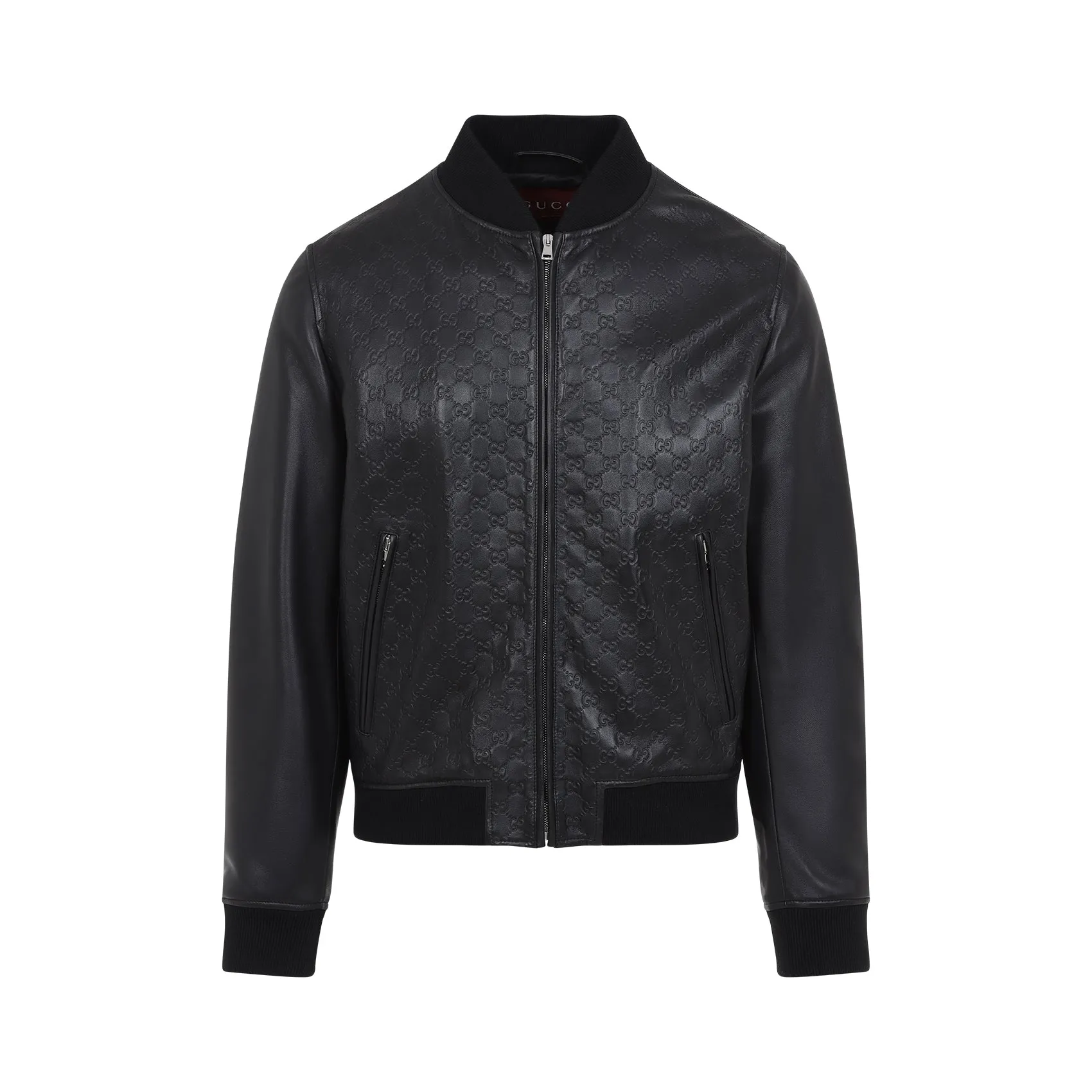 LEATHER JACKET GG LOGO sold by Lord & Taylor
