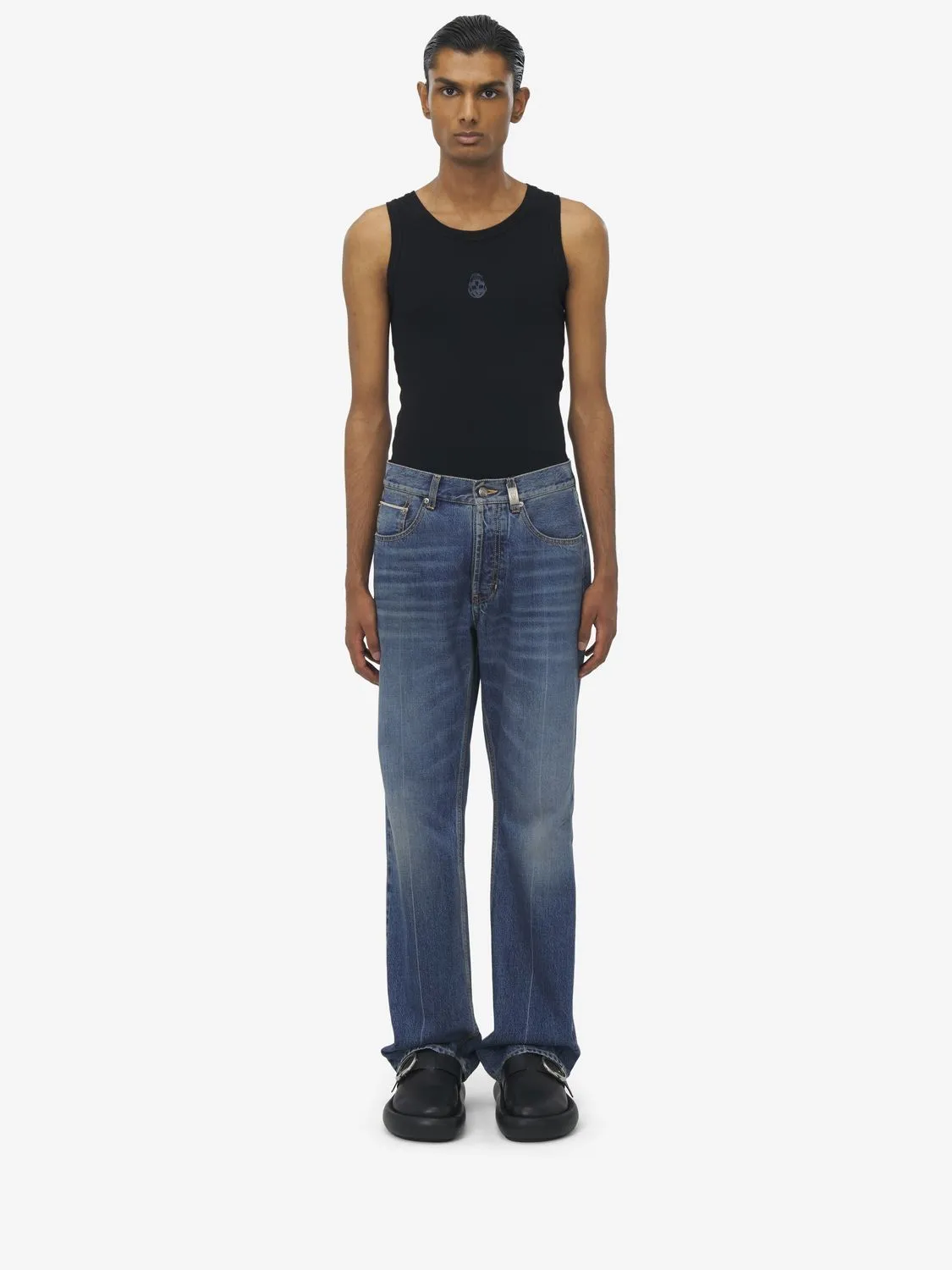STRAIGHT LEG JEANS sold by Lord & Taylor product image thumbnail 4