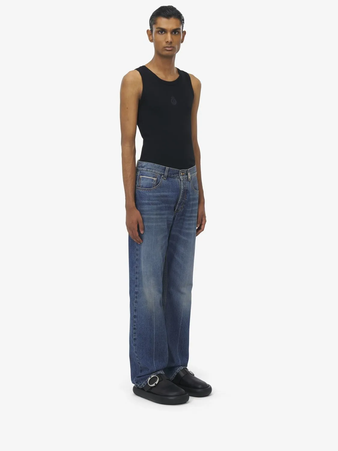 STRAIGHT LEG JEANS sold by Lord & Taylor product image thumbnail 2