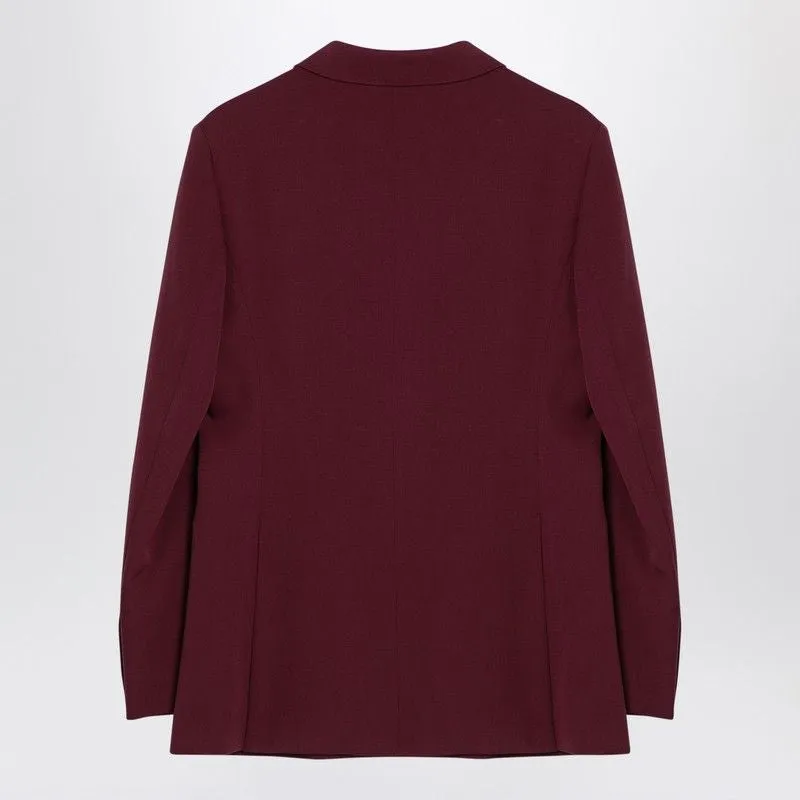 BORDEAUX DOUBLE-BREASTED JACKET IN WOOL sold by Lord & Taylor product image thumbnail 2
