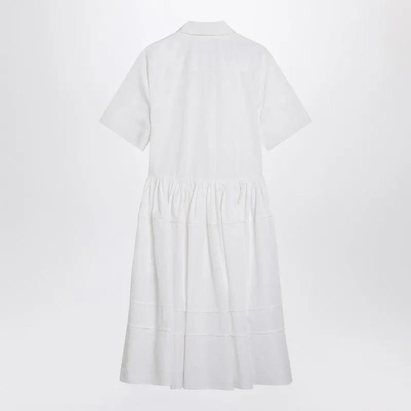 WHITE COTTON CHEMISIER DRESS sold by Lord & Taylor product image thumbnail 2