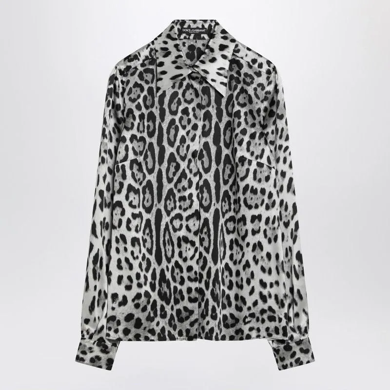 LEOPARD PRINT SILK SHIRT sold by Lord & Taylor