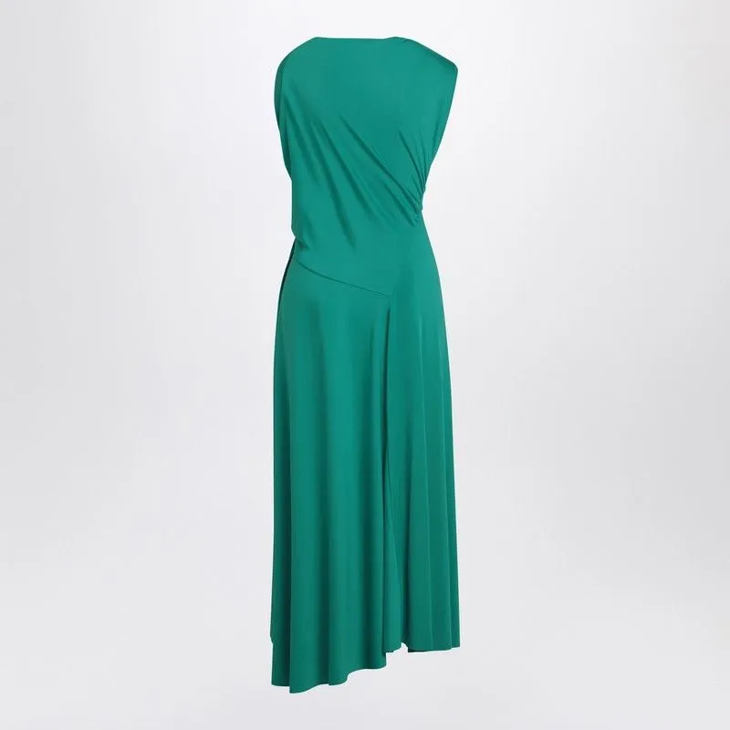 PEACOCK COLOURED DRESS WITH DRAPING sold by Lord & Taylor product image thumbnail 2