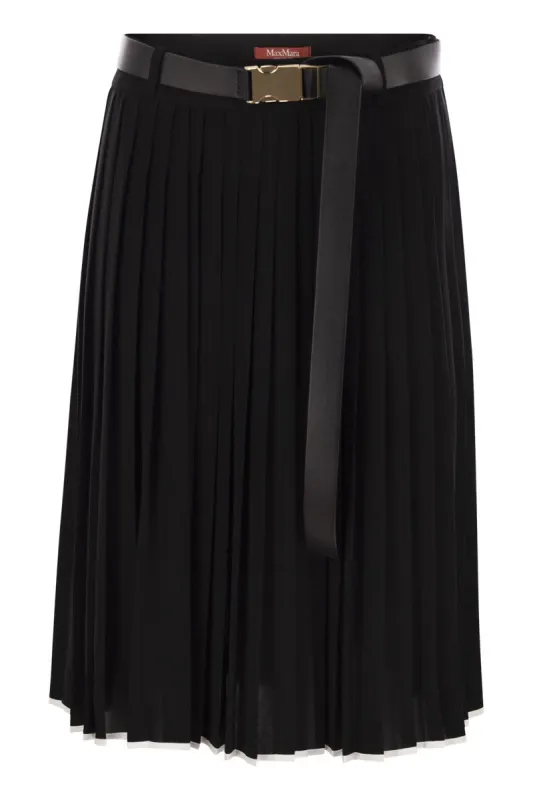 SAVANA - PLEATED SKIRT WITH BELT sold by Lord & Taylor