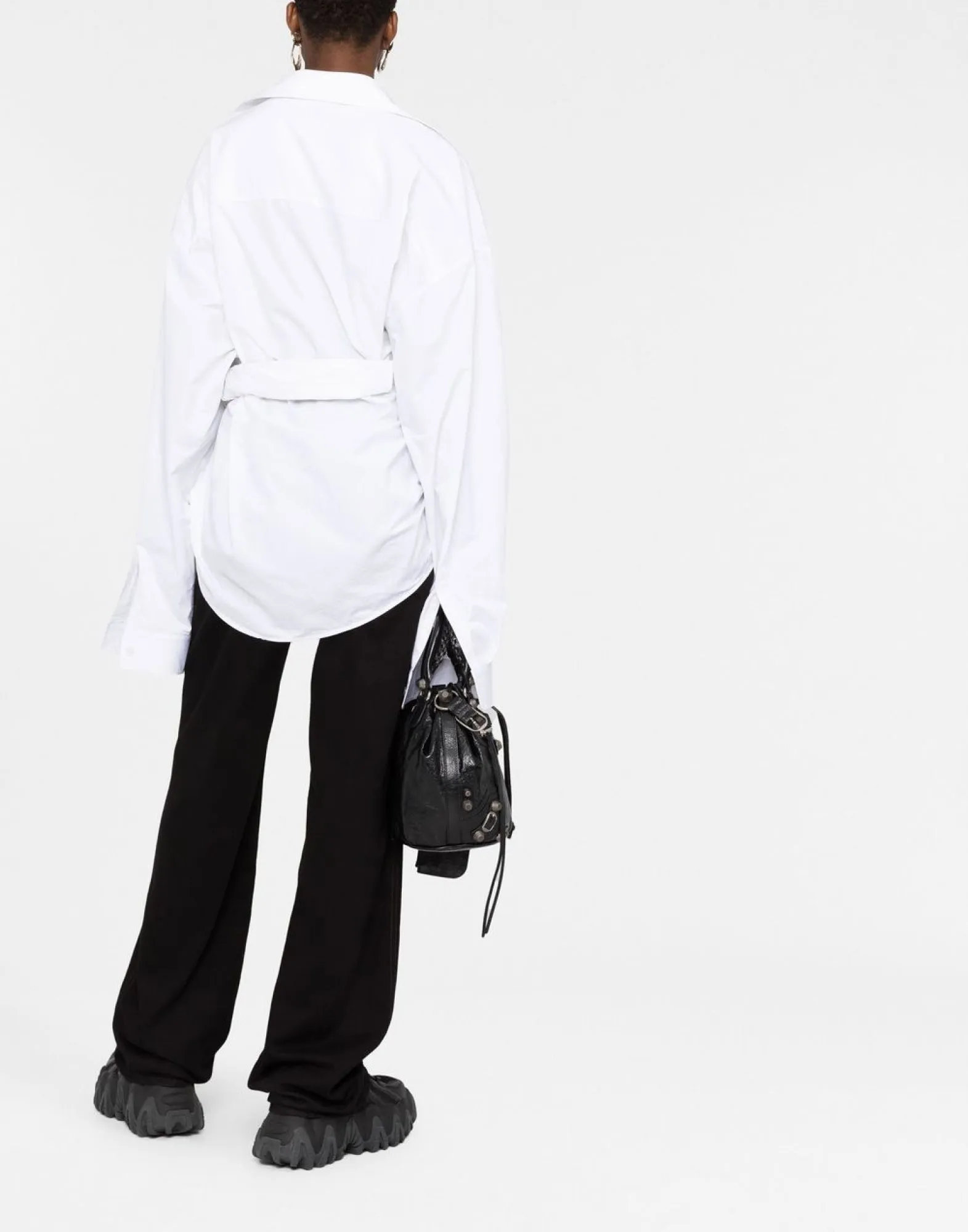 OVERSIZED WRAP SHIRT sold by Lord & Taylor product image thumbnail 4