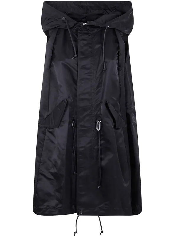 NYLON TWILL HOODIE VEST sold by Lord & Taylor