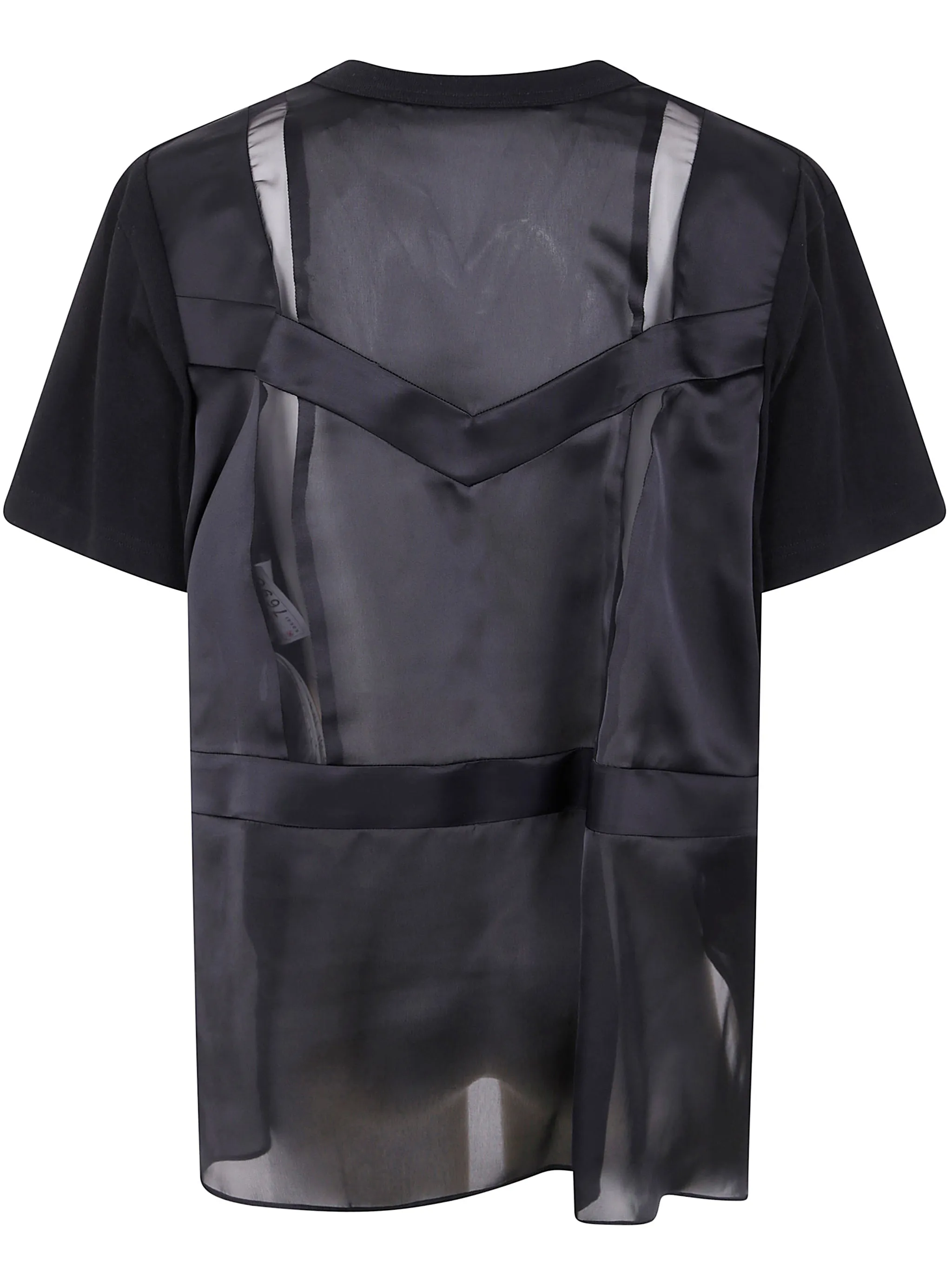 NYLON TWILL MIX COTTON JERSEY T-SHIRT sold by Lord & Taylor product image thumbnail 2