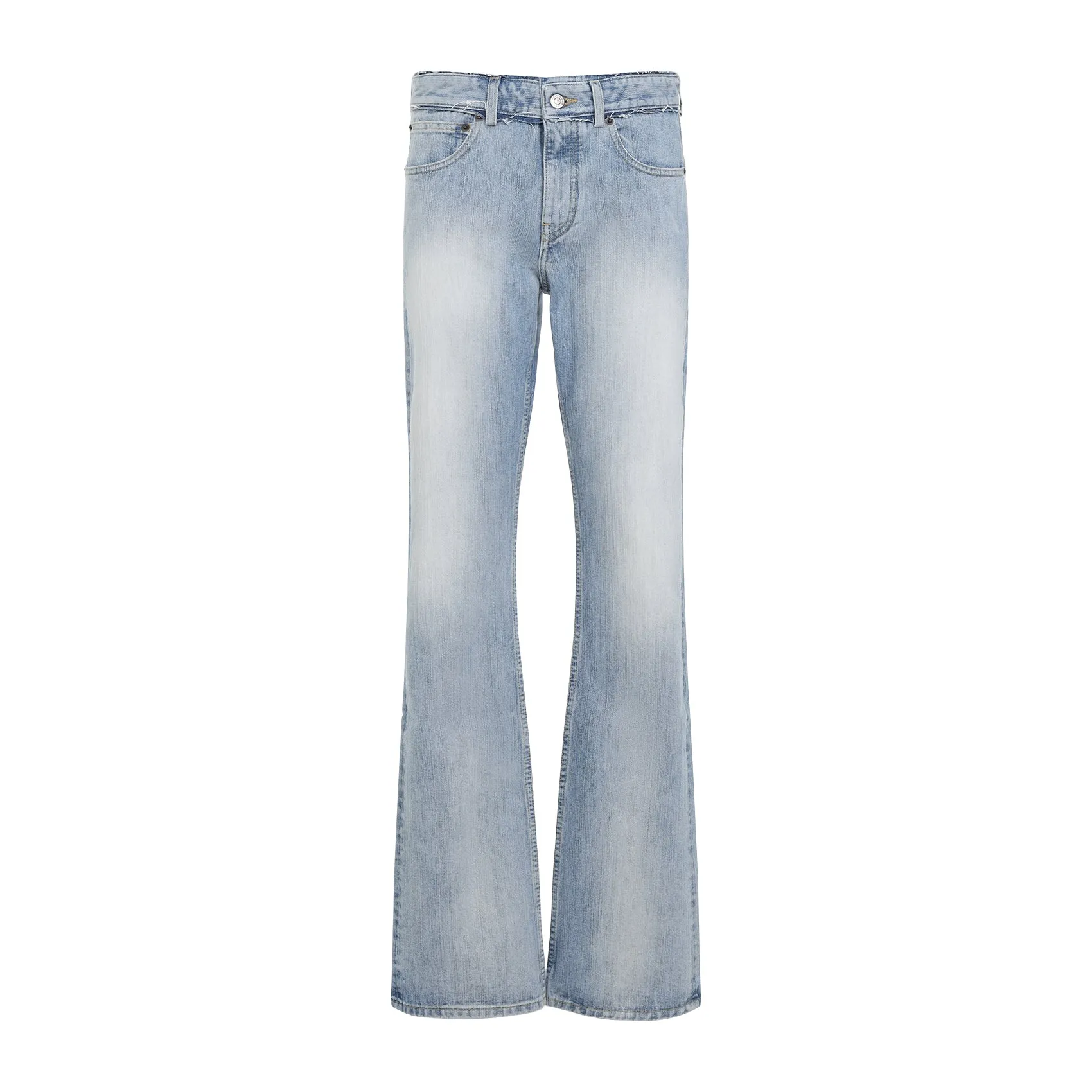 LOW-WAISTED BLUE JEANS sold by Lord & Taylor