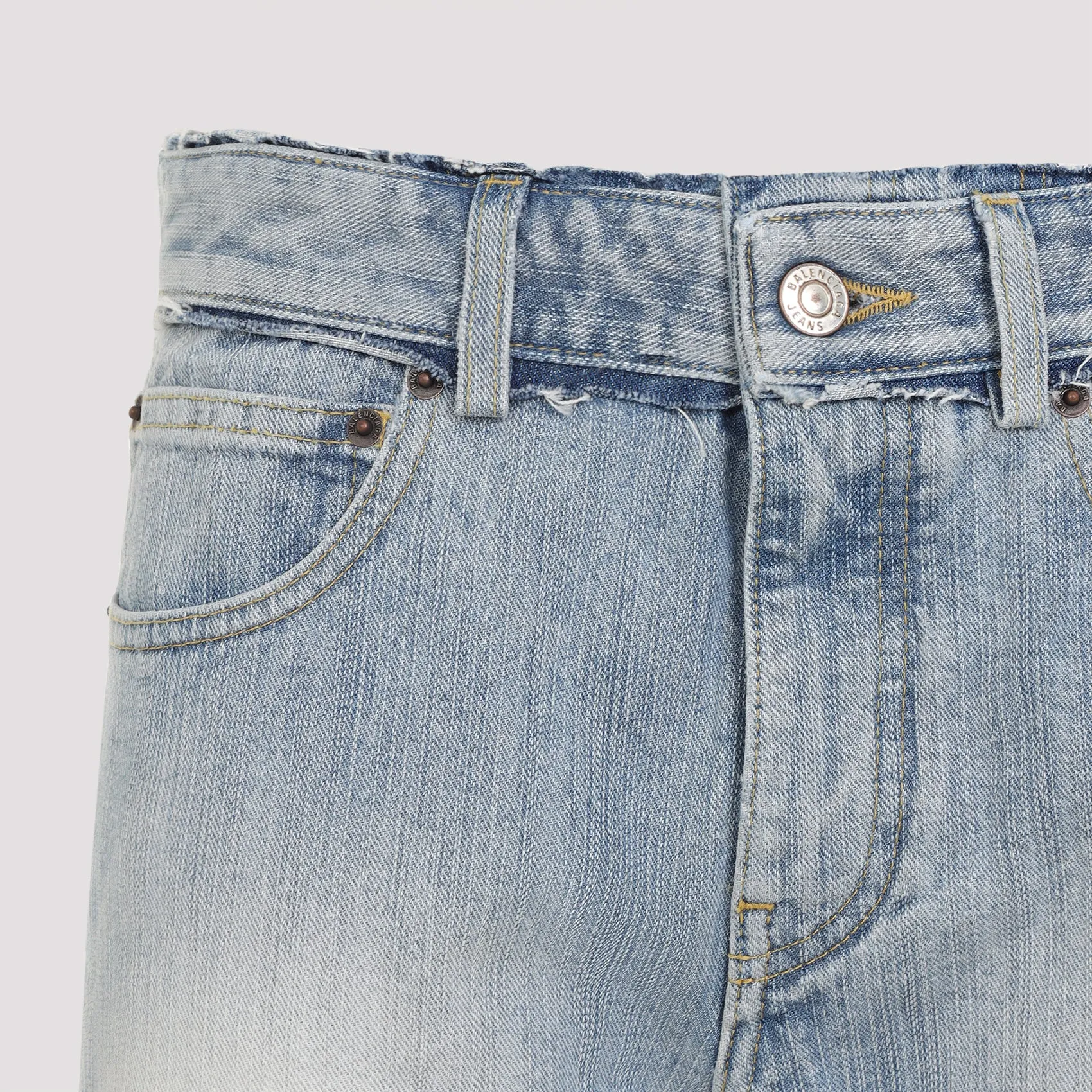 LOW-WAISTED BLUE JEANS sold by Lord & Taylor product image thumbnail 4