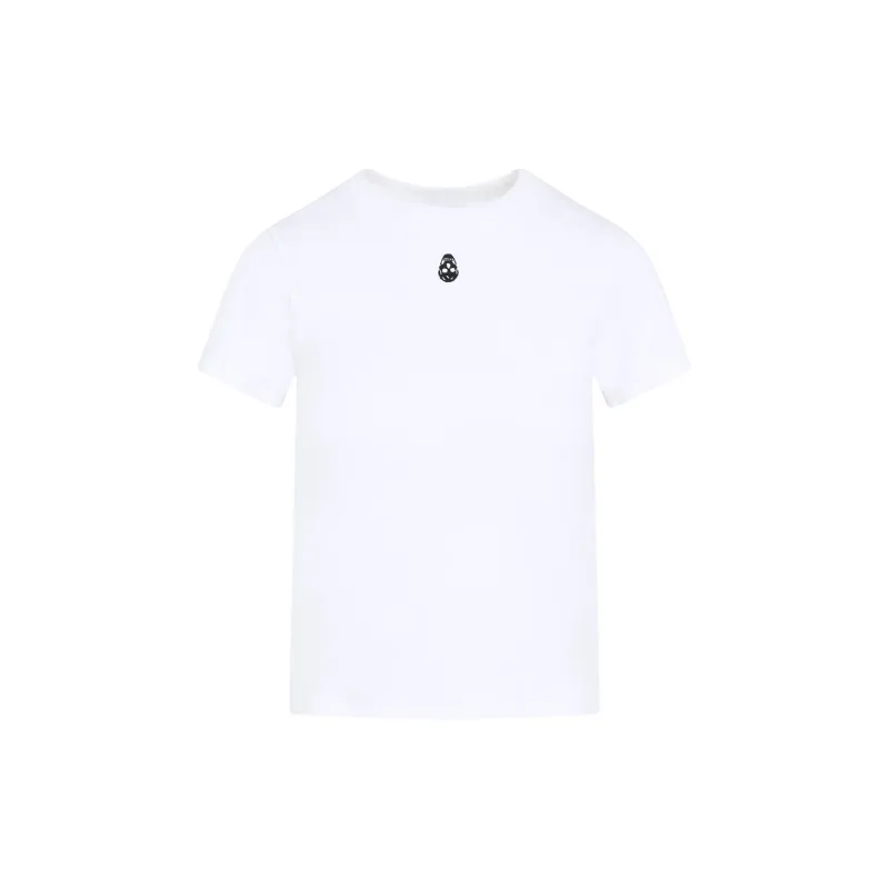 WHITE T-SHIRT WITH SKULL EMBROIDERY sold by Lord & Taylor