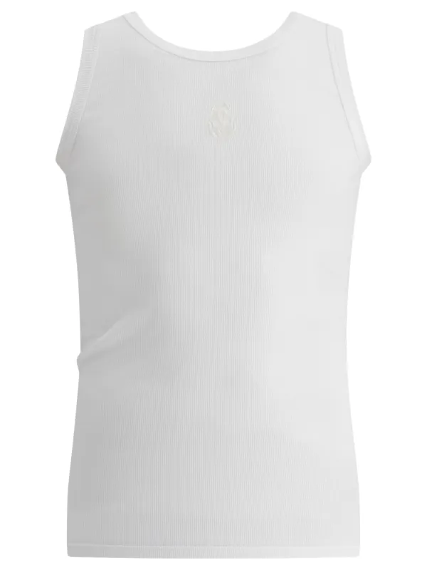 SKULL-EMBROIDERED TANK TOP made by Alexander McQueen