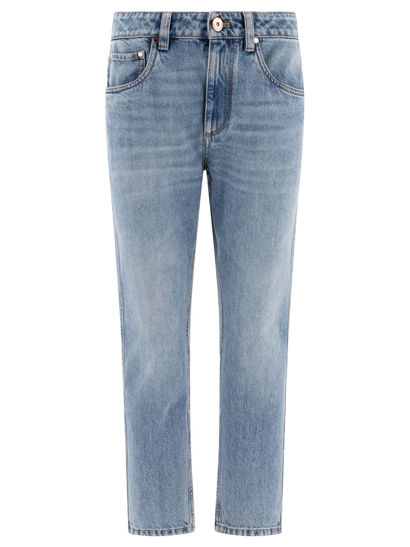 LOGO PATCH STRAIGHT LEG JEANS sold by Lord & Taylor