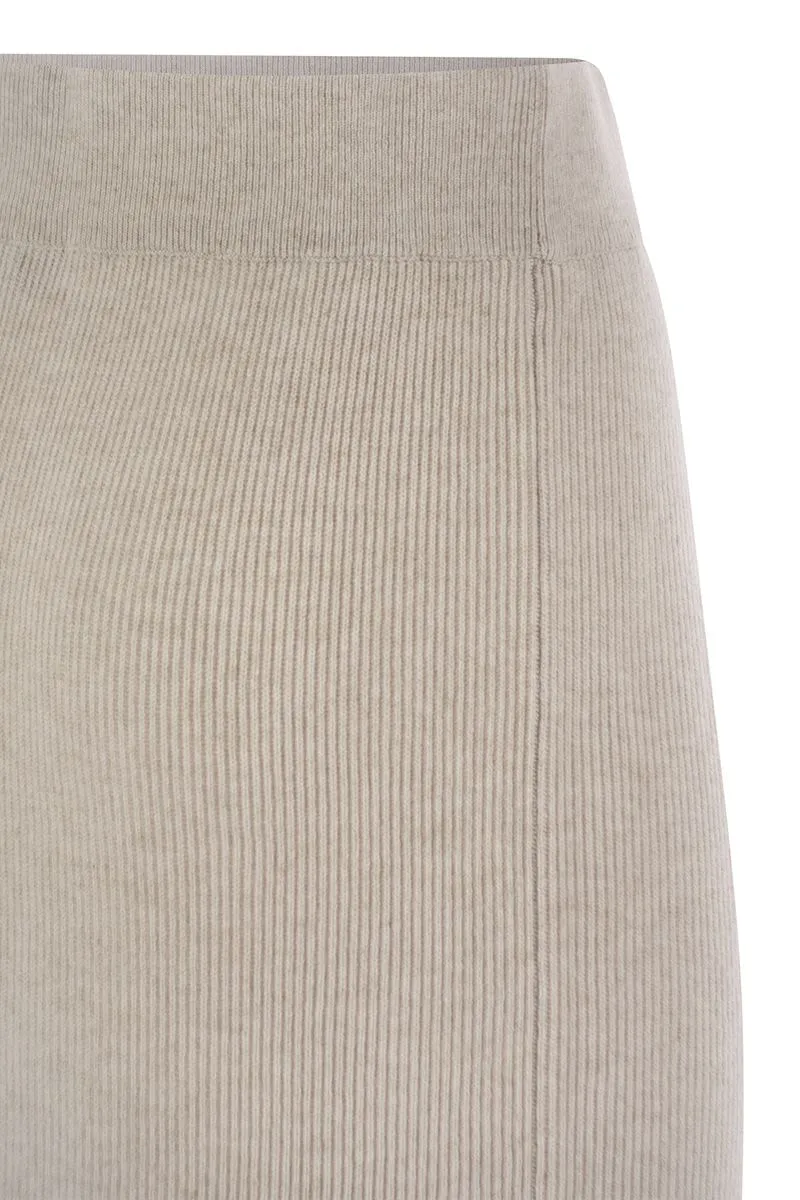 CASHMERE AND SILK RIBBED SKIRT sold by Lord & Taylor product image thumbnail 4