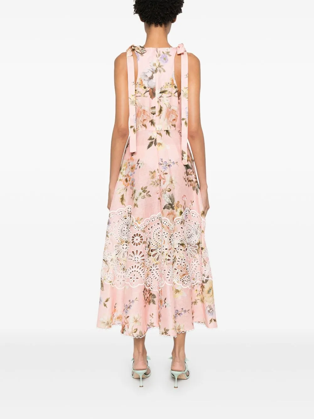 SM ACACIA PINK FLOWER LONG DRESS sold by Lord & Taylor product image thumbnail 3
