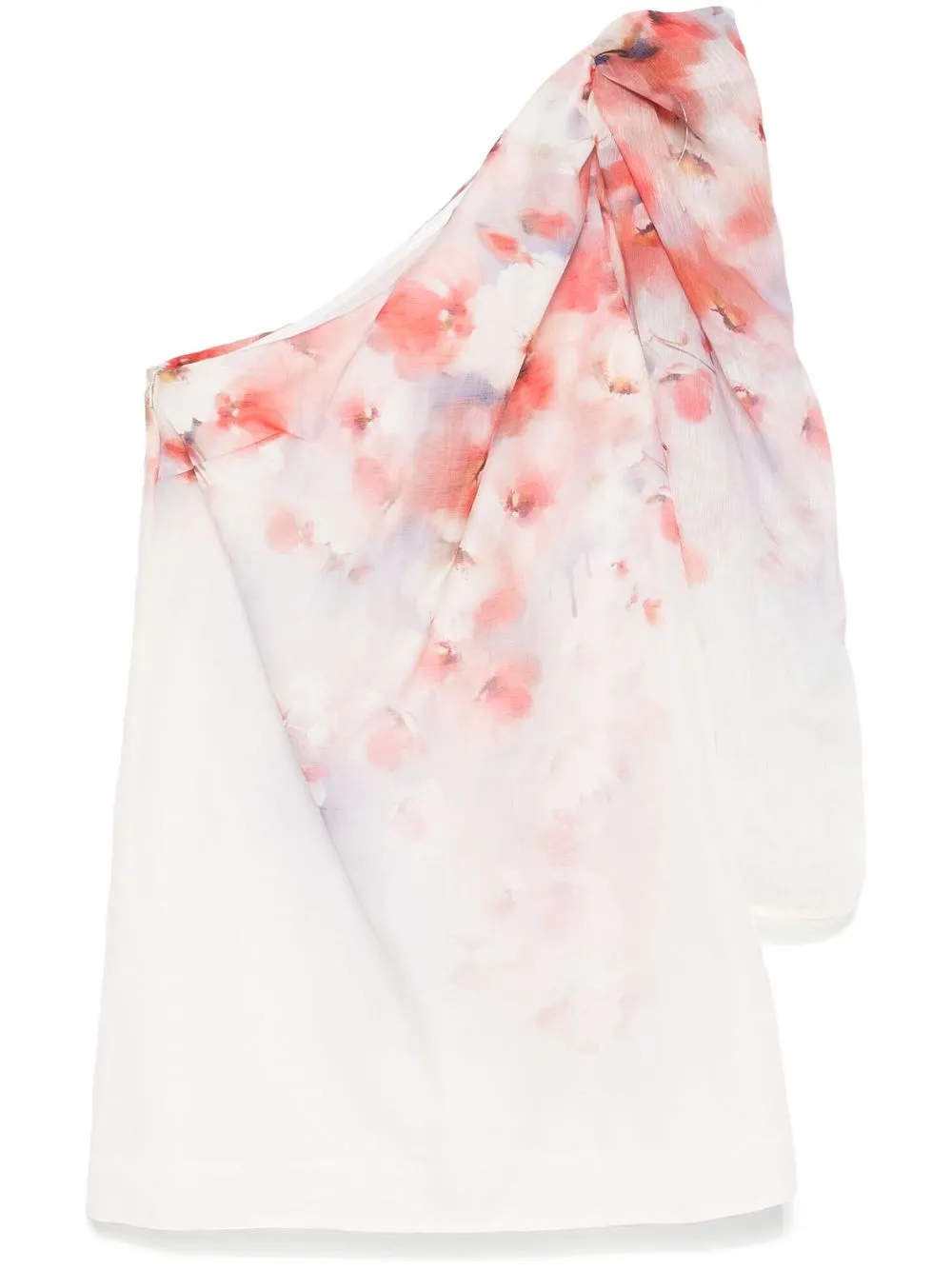 ASIMETR CRUSH DRESS WHITE EST FLOWERS sold by Lord & Taylor