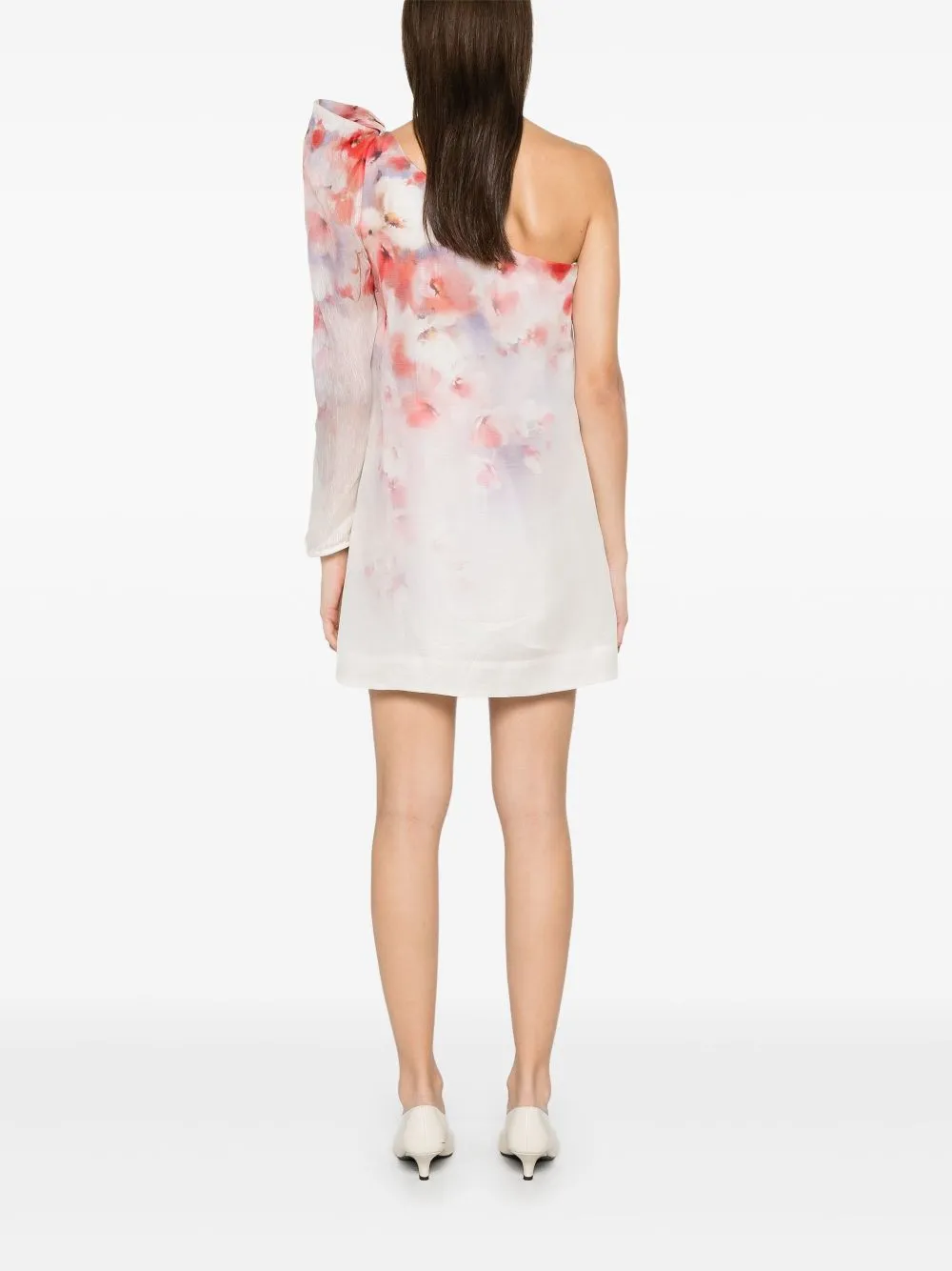 ASIMETR CRUSH DRESS WHITE EST FLOWERS sold by Lord & Taylor product image thumbnail 5